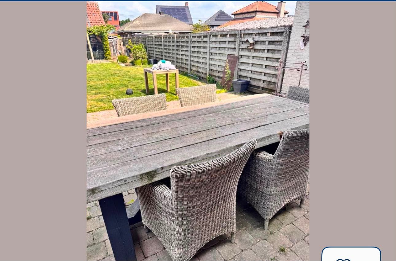 Gratis tuinset, Ophalen, Zo goed als nieuw