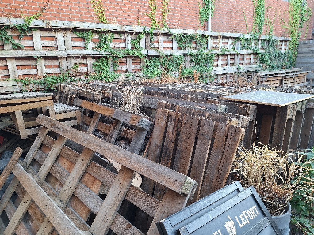 Brandhout en palletten, Tuin en Terras, Brandhout, 6 m³ of meer, Ophalen, Blokken