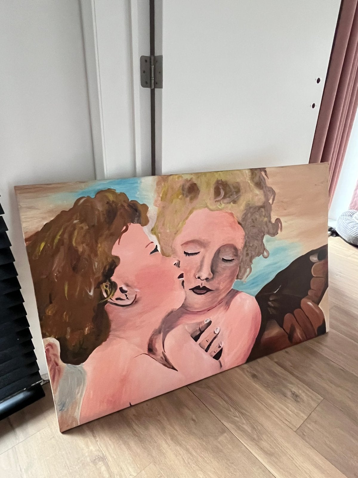 Geschilderde canvas 115x75, Enlèvement, Comme neuf