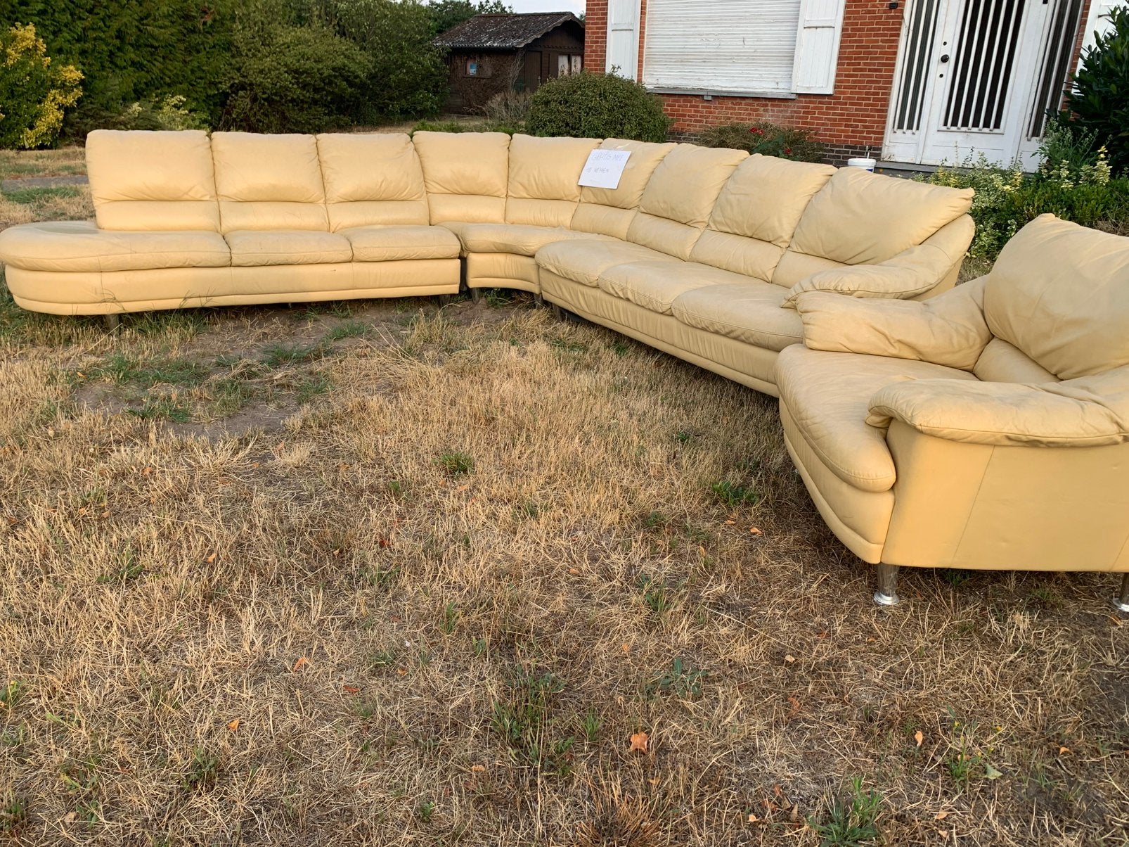 Zetel, Tuin en Terras, Tuinsets en Loungesets, Ophalen, Gebruikt, Bank, Meer dan 8 zitplaatsen