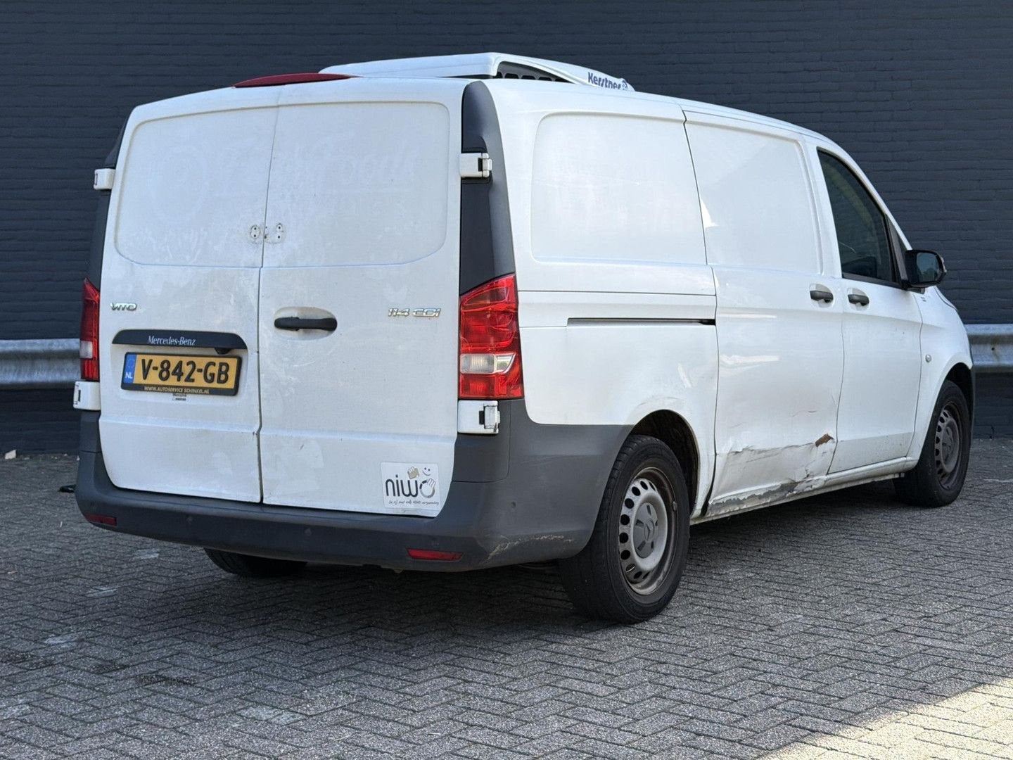 Mercedes-Benz Vito 114 CDI Lang | € 5.950,- MARGE!, 173 g/km, Wit, Mercedes-Benz, Bedrijf