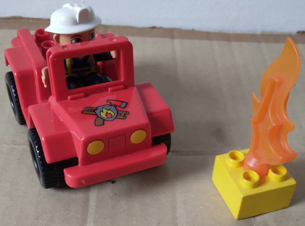 Fire Chief - Duplo (Town) #5603 (2007), Enlèvement, Utilisé, Duplo