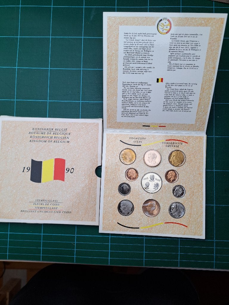 Boxset Stemplelglans 1990 België — Waterloo 1815-1990, Ophalen of Verzenden, Setje