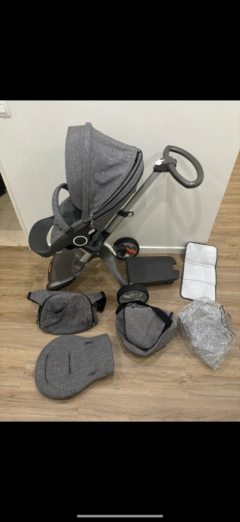 Poussette Stokke Xplory - accessoires complets, Enlèvement, Poussette