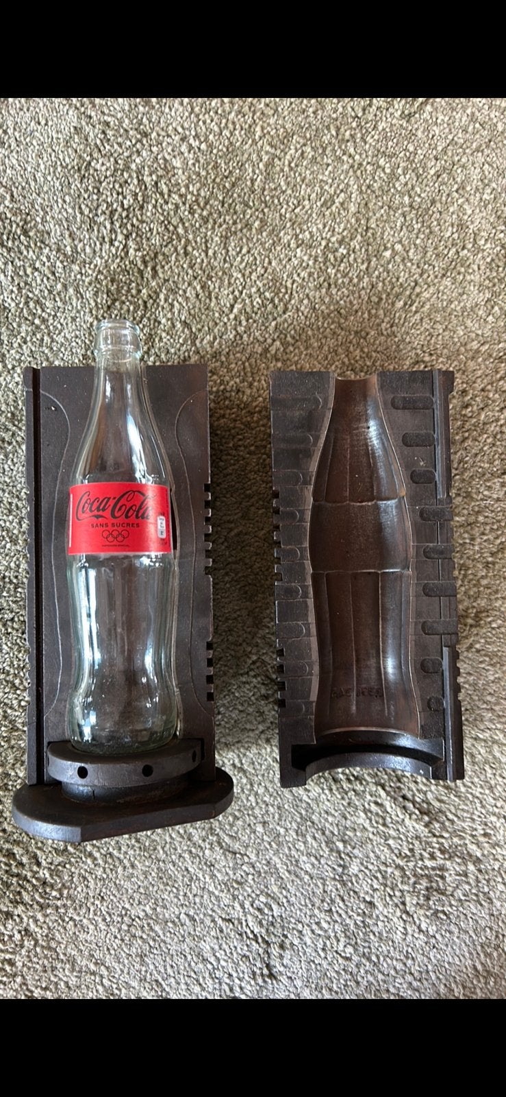 Coca cola gietmal 33cl fles, Verzamelen, Ophalen, Zo goed als nieuw