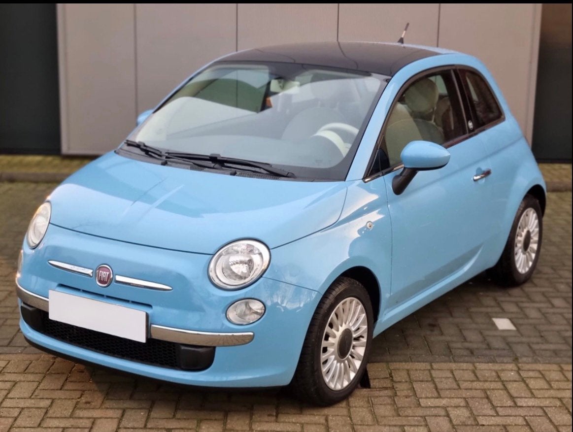 Fiat 500 Baby Blue Automatic — 2011, Autos, Euro 5, Achat, Beige, Entretenue par le concessionnaire