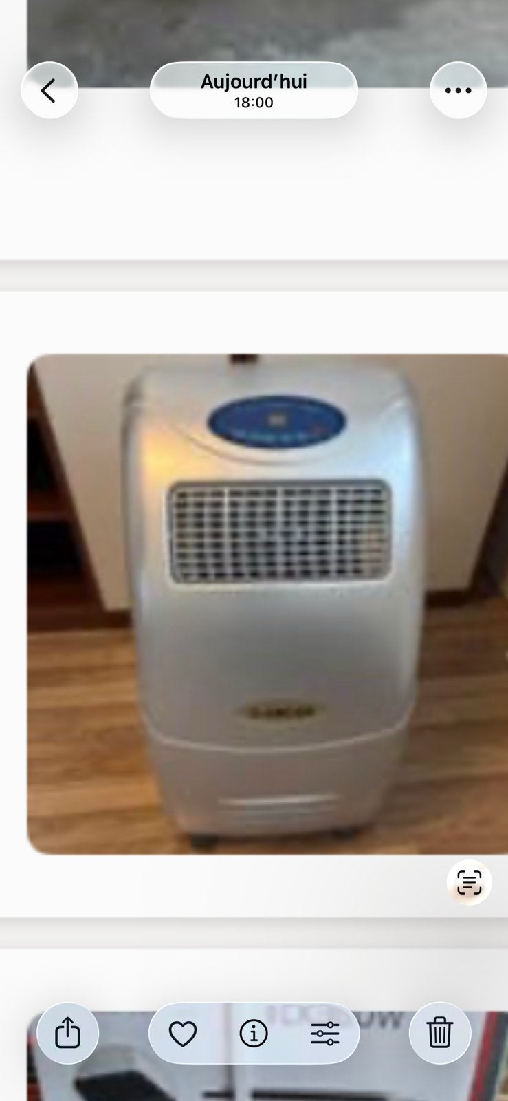 Climatiseur, Electroménager, Climatiseurs, 60 à 100 m³, Enlèvement ou Envoi, Classe énergétique A ou plus économe, Utilisé