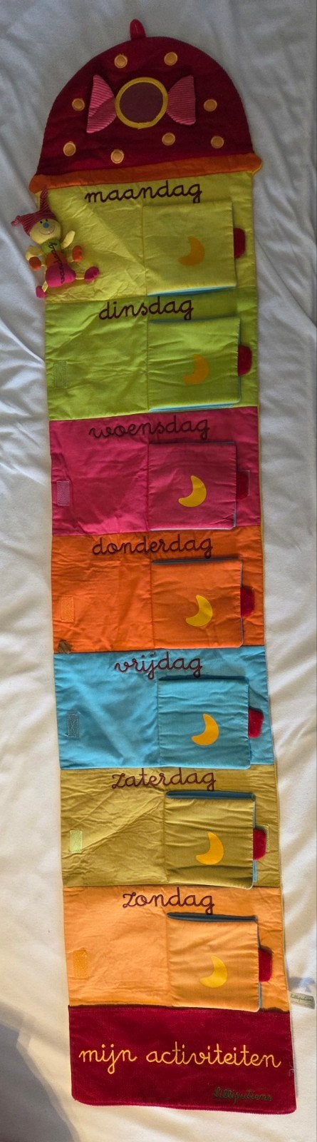 weeklijn voor kleuterklas, Ophalen