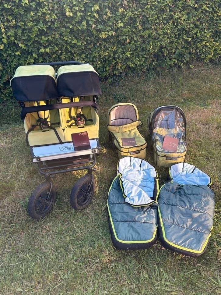 Mountain Buggy Duo | Volledig gereinigd!, Kinderen en Baby's, Buggy's, Ophalen, Zo goed als nieuw, Overige merken, Zonnekap