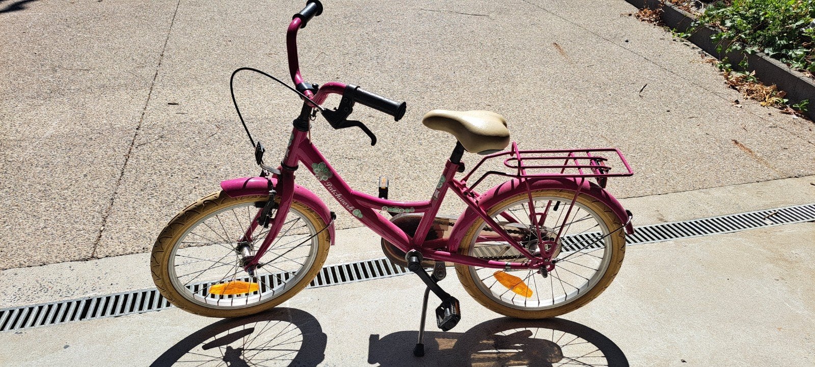 Kinderfiets meisjes 18 inch, Fietsen en Brommers, Fietsen | Meisjes, Ophalen, Gebruikt, Terugtraprem, 18 inch
