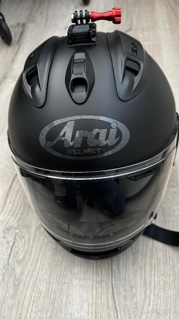 Arai RX-7V motorhelm – maat L – topstaat – met GoPro mount, Motoren, Ophalen, Arai, Heren, Integraalhelm