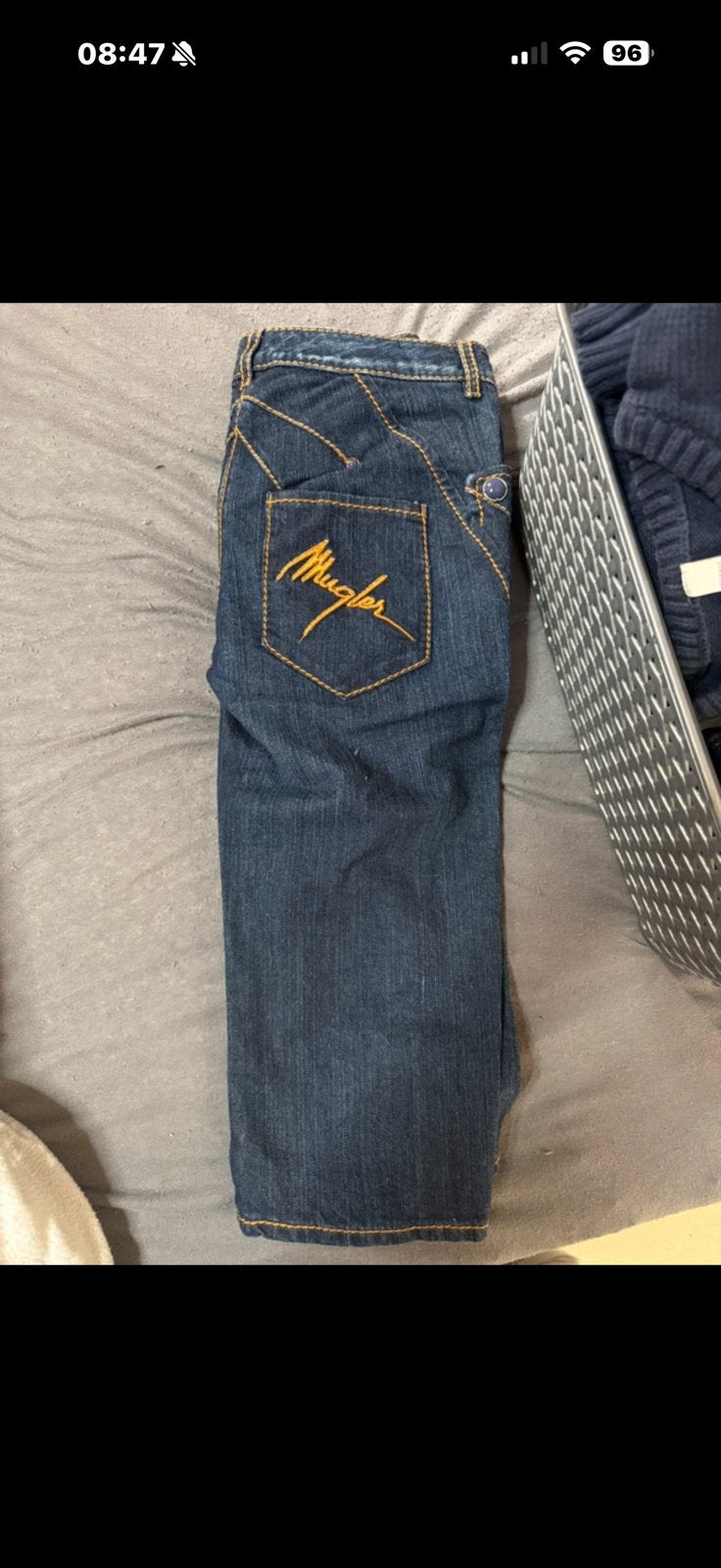 Luxe jeans mugler !, Kleding | Dames, Spijkerbroeken en Jeans, Ophalen, Zo goed als nieuw