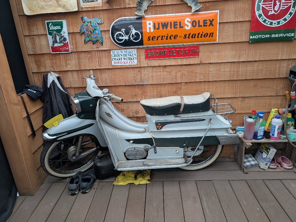 flandria kingline met kenteken, Fietsen en Brommers, Ophalen, 3 versnellingen, 49 cc, Overige merken