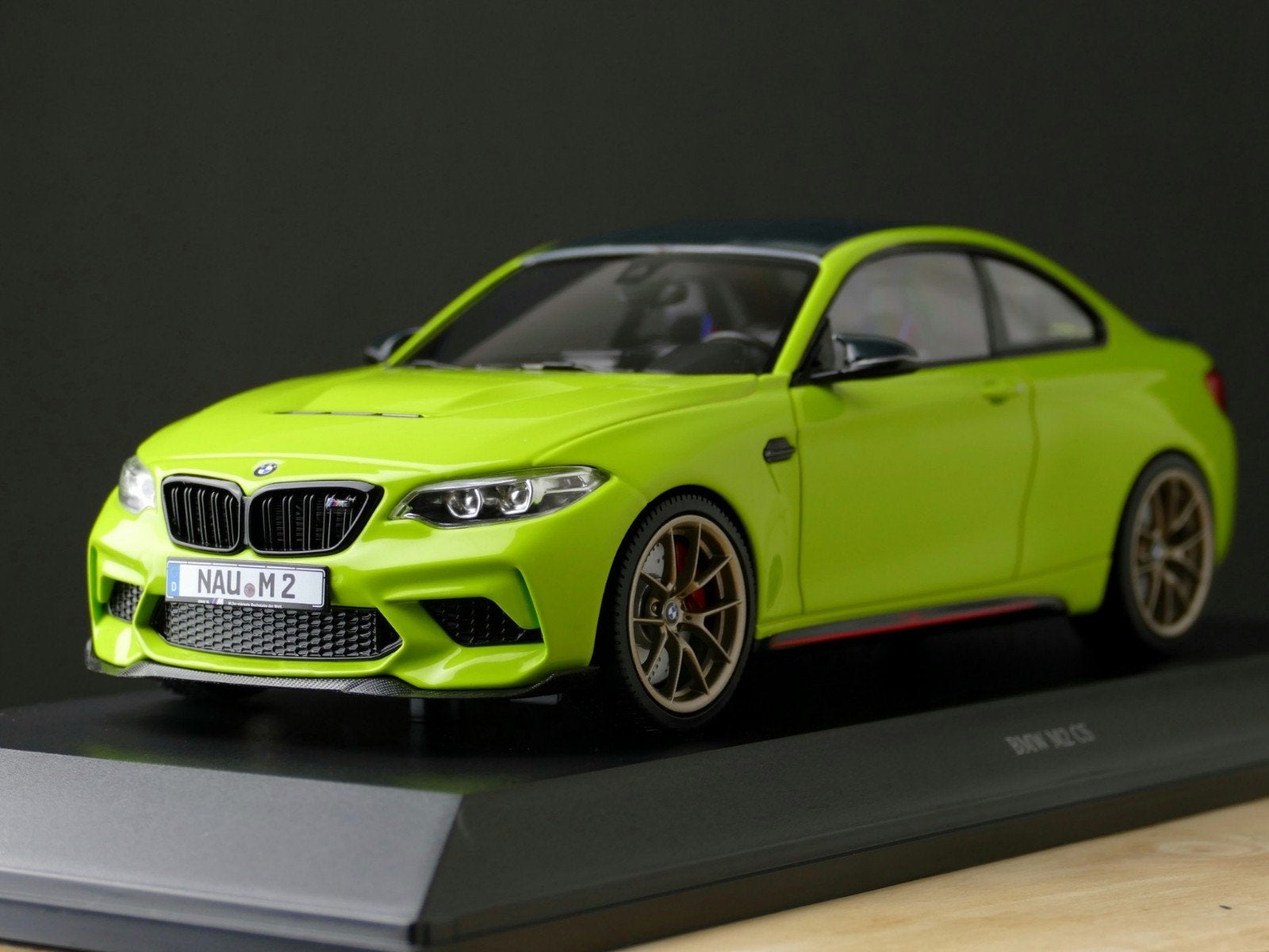 Minichamps BMW F87 M2 CS Birch Green (1 of 1*) 1:18, Hobby & Loisirs créatifs, Voitures miniatures | 1:18, Enlèvement ou Envoi