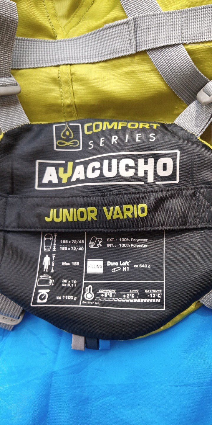 Sac de couchage enfant AYACUCHO junior vario, Caravanes & Camping