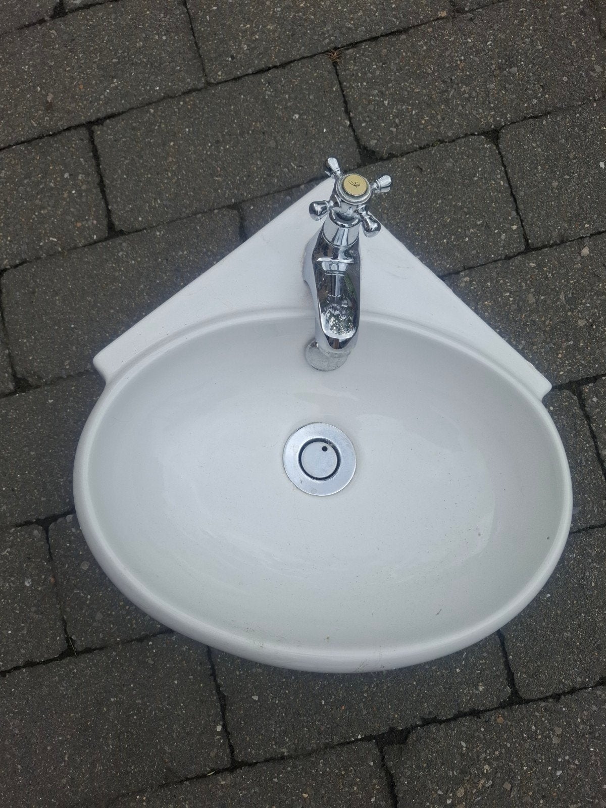 Hoek lavabo wc, Maison & Meubles, Salle de bain | Meubles de Salle de bain, Enlèvement