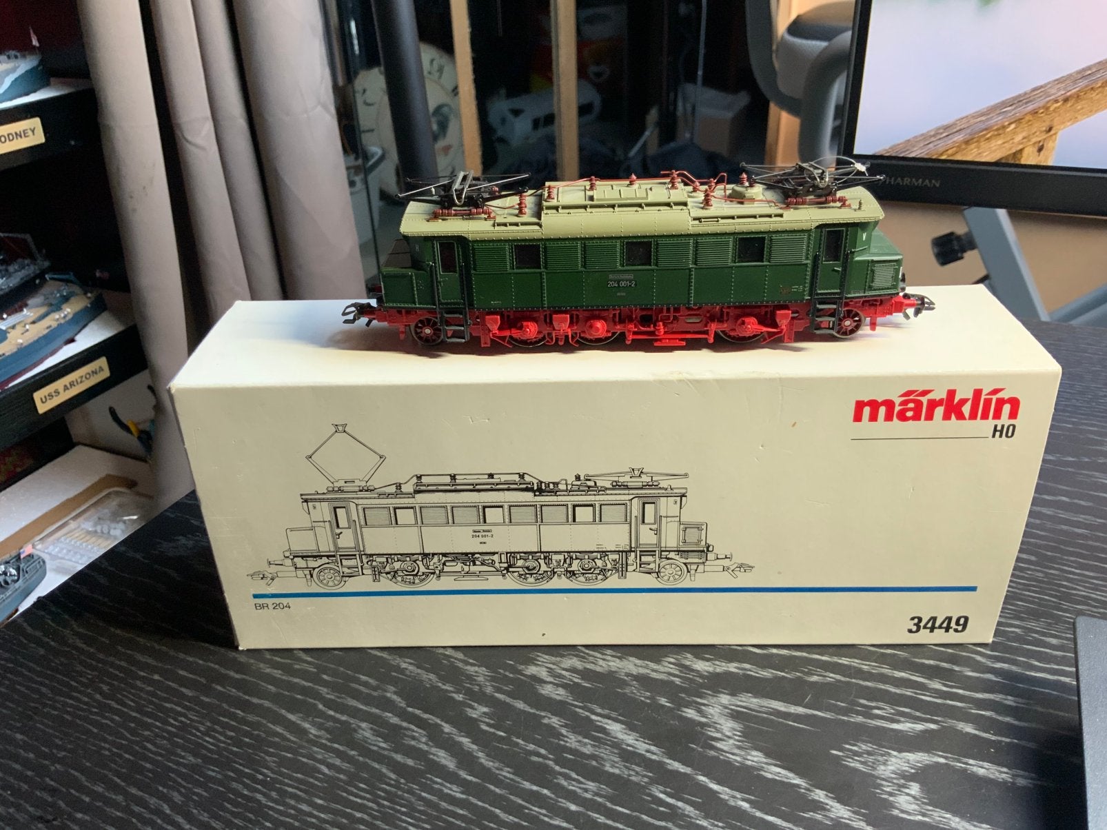 LOCOMOTIVE MARKLIN 3449 BR 204 001-2, Enlèvement ou Envoi, Comme neuf, Locomotive, Analogique