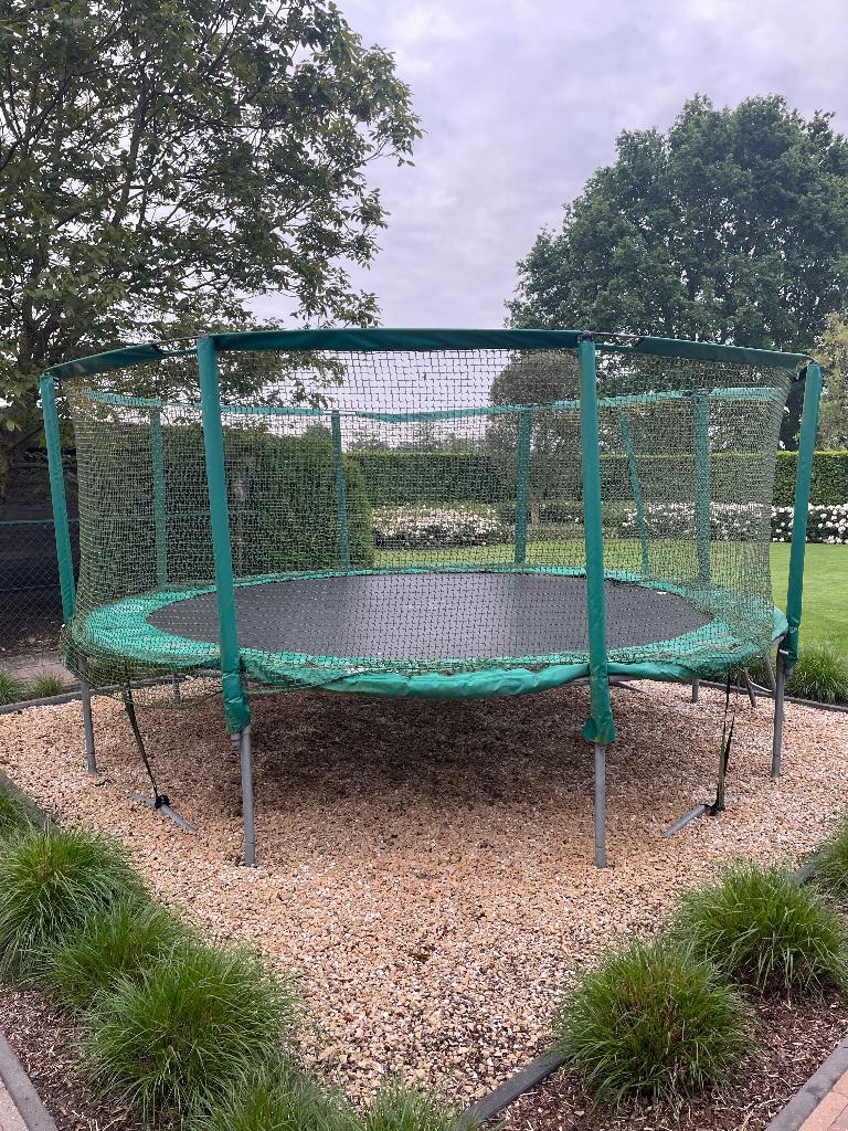 Trampoline, Kinderen en Baby's, Speelgoed | Buiten | Trampolines, Ophalen, Gebruikt