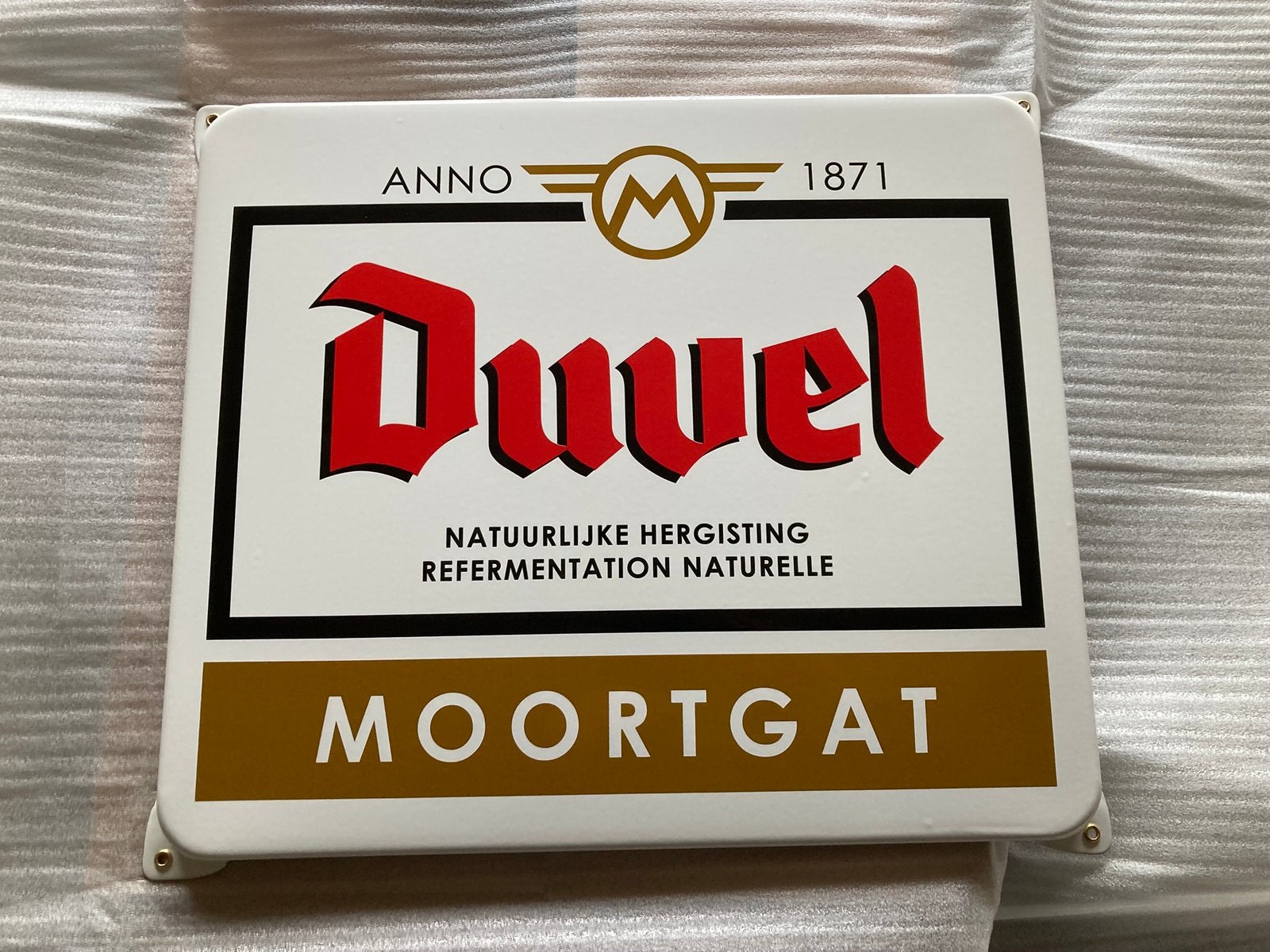 Duvel Moortgat emaille, Enlèvement ou Envoi, Comme neuf, Duvel