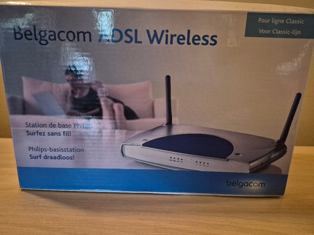 Belgacom ADSL draadloze draadloze modemrouter, Computers en Software, Routers en Modems, Ophalen of Verzenden, Zo goed als nieuw