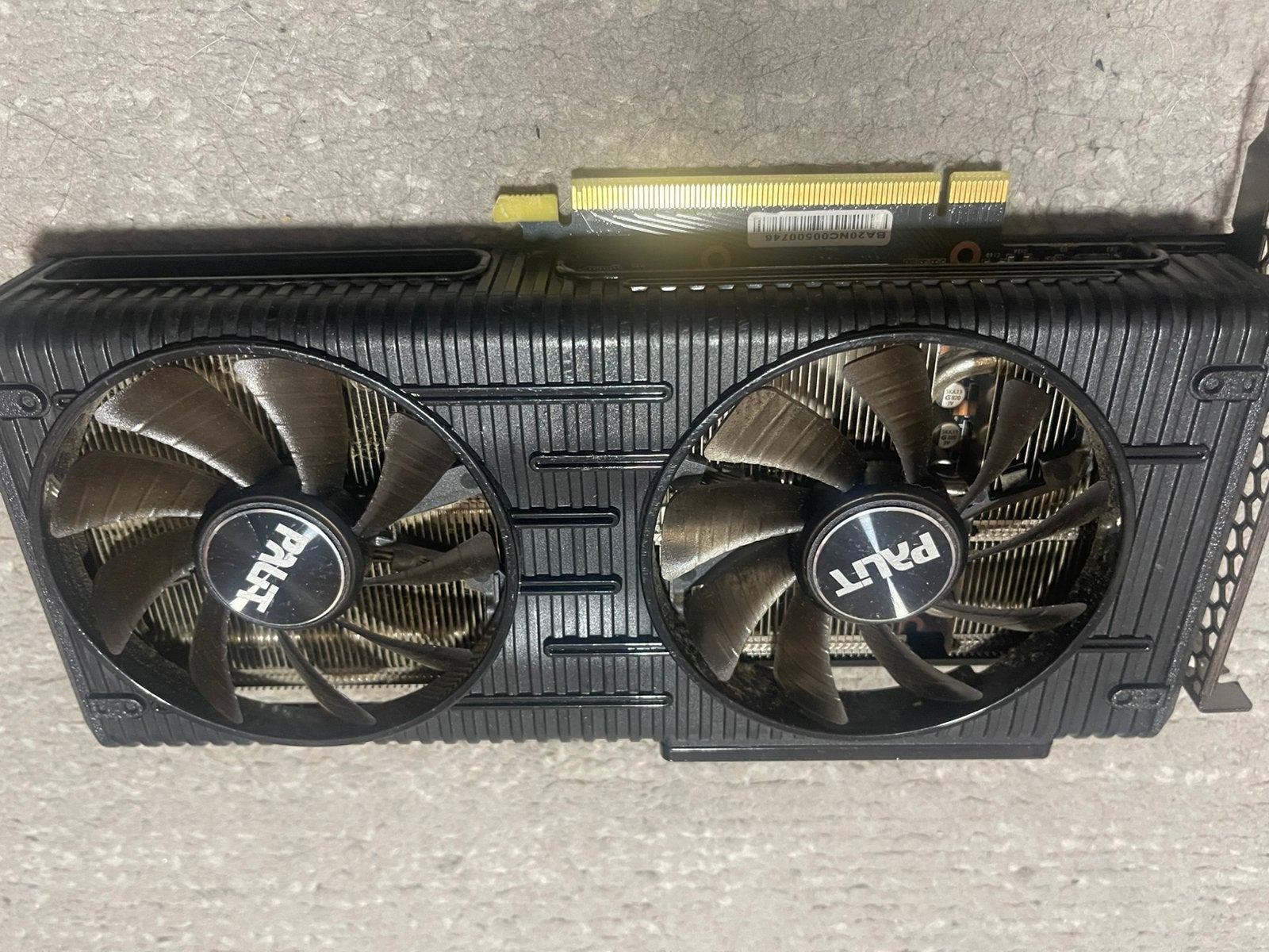Palit RTX 3060Ti Dual OC 8GB, Informatique & Logiciels, Enlèvement, Utilisé, GDDR6