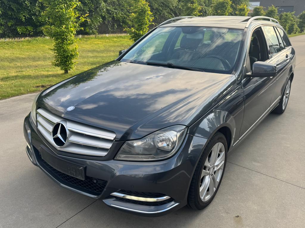 Mercedes C200 CDI Avantgarde Open dak-AC-Gps-1eig, Auto's, Mercedes-Benz, 100 kW, Euro 5, Achterwielaandrijving, Zwart