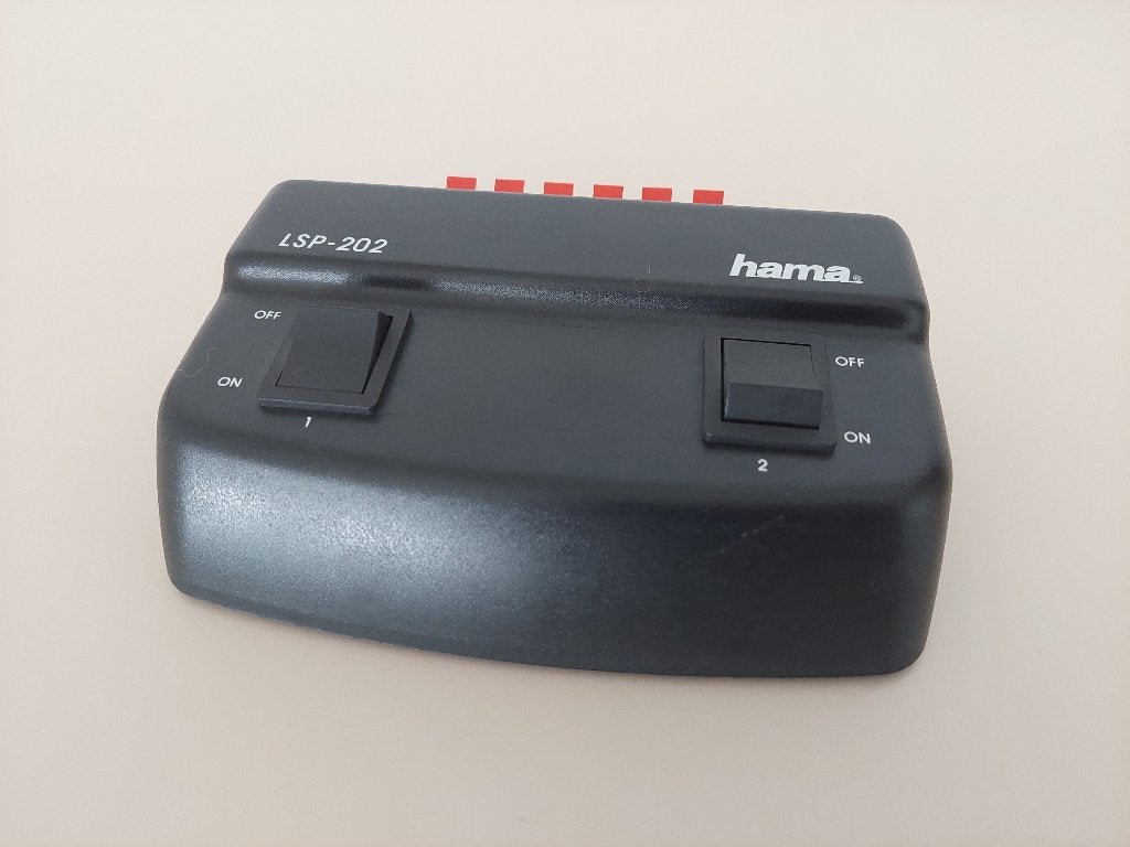 Hama LSP-202 luidspreker schakelkast, Hobby & Loisirs créatifs, Composants électroniques, Enlèvement, Utilisé