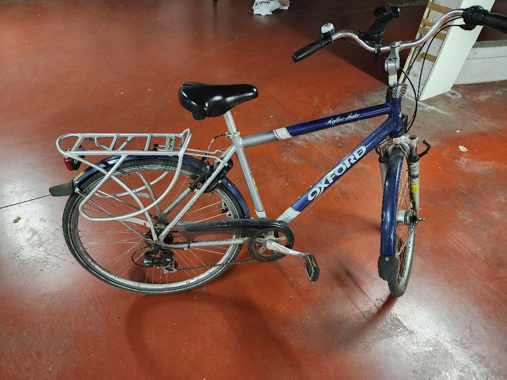 Herenfiets/ Herenfiets, Fietsen en Brommers, Gebruikt, Velgrem, Versnellingen, 53 tot 57 cm