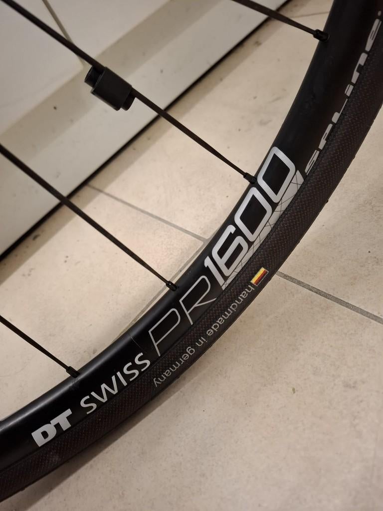 DT Swiss PR 1600 spline 23 Disc, Fietsen en Brommers, Fietsonderdelen, Gebruikt, Racefiets, Aluminium, DT-Swiss