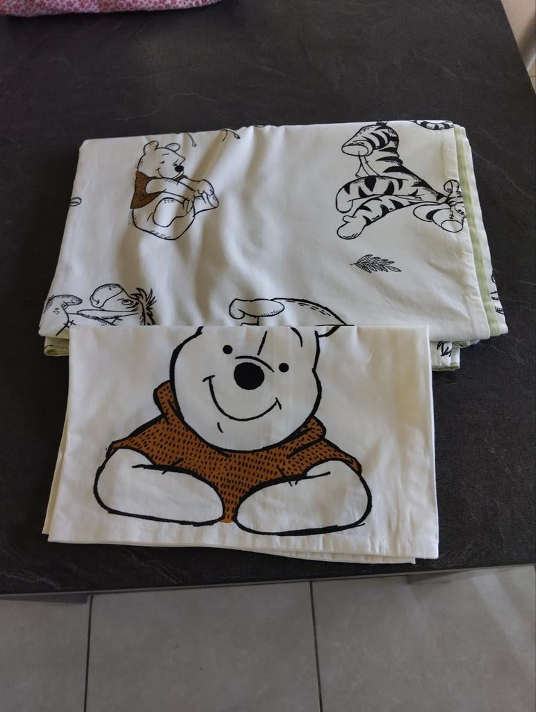 Dekbedovertrek voor babybed Winnie de Pooh, Ophalen, Nieuw, Jongetje of Meisje, Dekbedovertrek