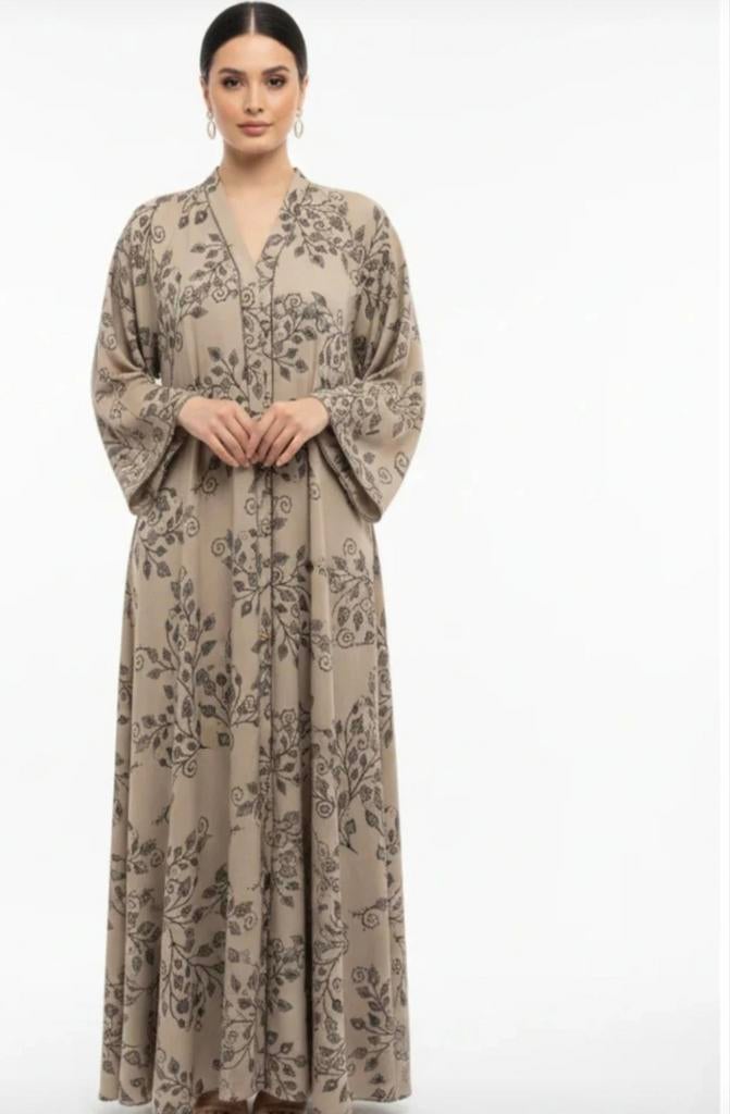 Luxe satiinen abava maat 60Nieuw met hoofddoek A-lijn M-4XL, Kleding | Dames, Ophalen of Verzenden, Nieuw, Maat 38/40 (M), Overige kleuren