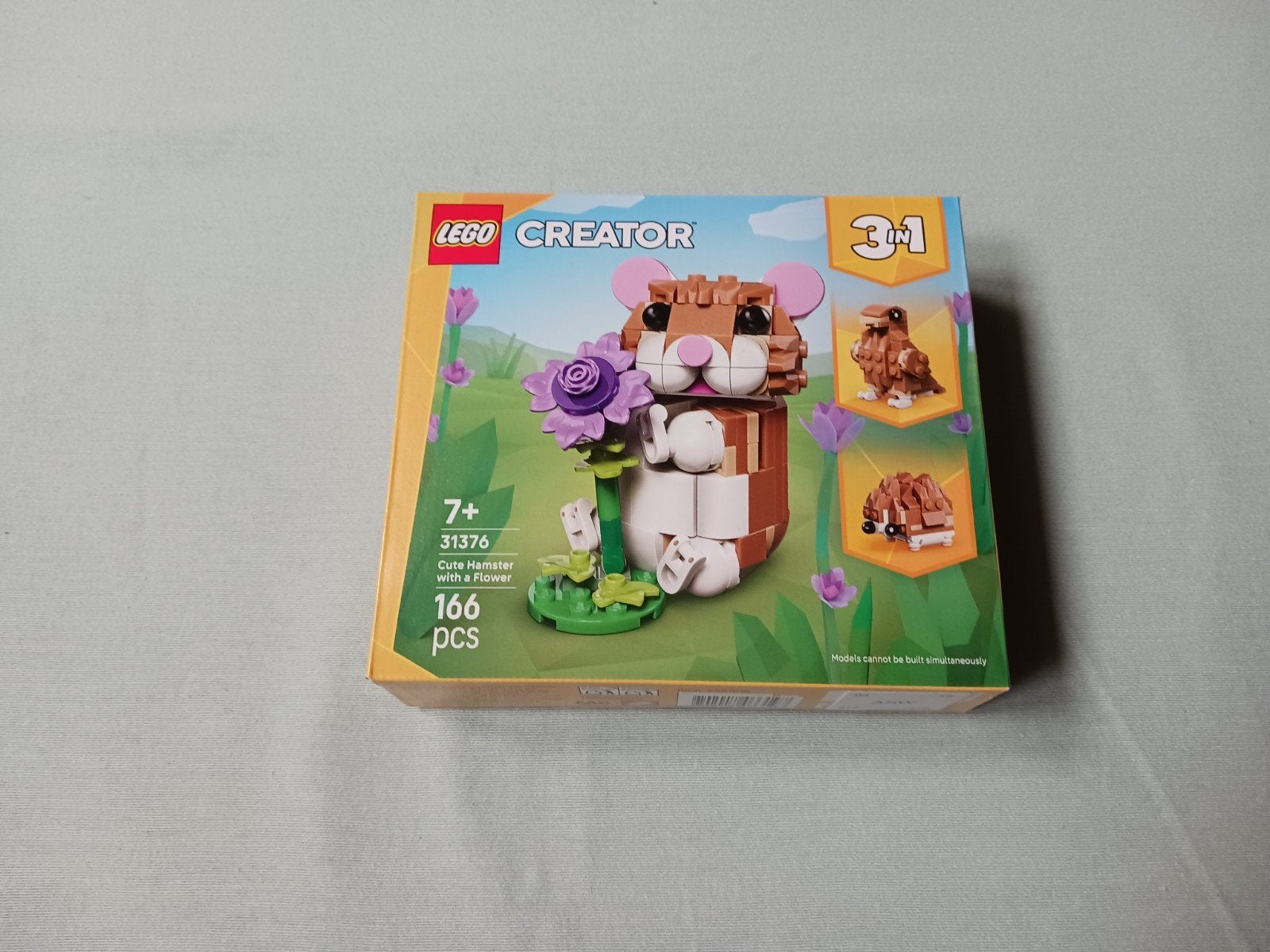 Lego  3 in 1, set 31376 'Cute Hamster with a flower'. NIEUW., Kinderen en Baby's, Speelgoed | Duplo en Lego, Lego, Creator, Ophalen of Verzenden