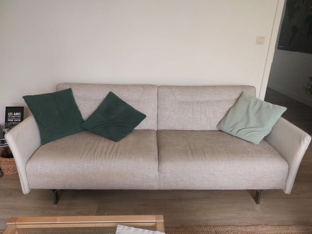 Zetel, merk Natuzzi, Ophalen, Gebruikt, Driepersoons, Rechte bank
