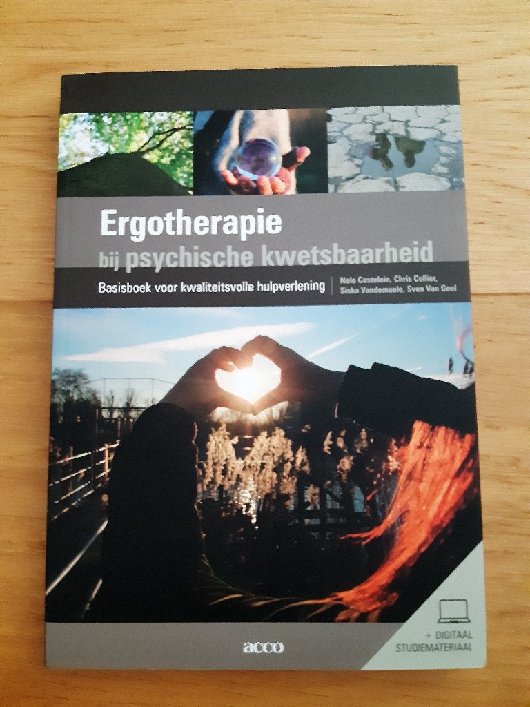 Ergotherapie bij psychische kwetsbaarheid, Boeken, Studieboeken en Cursussen, Ophalen, Nieuw, Acco, Hogeschool