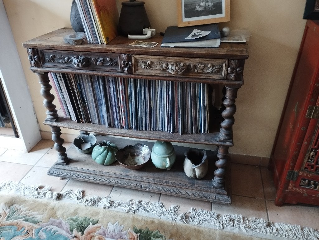 Console en bois massif, Ophalen, Gebruikt, Rechthoekig, Overige houtsoorten