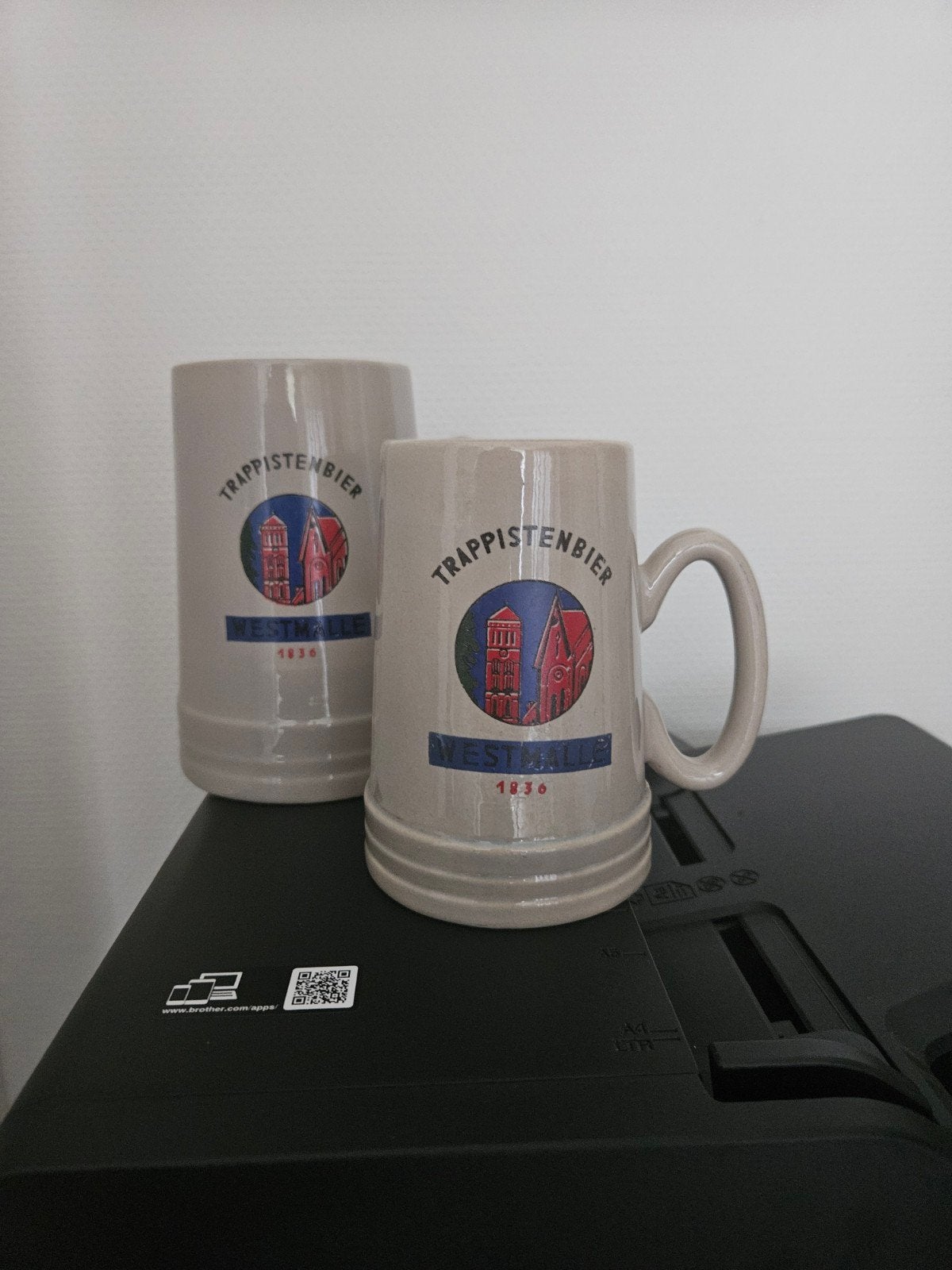 Trappist Westmalle bierpotten, Verzamelen, Biermerken, Ophalen of Verzenden