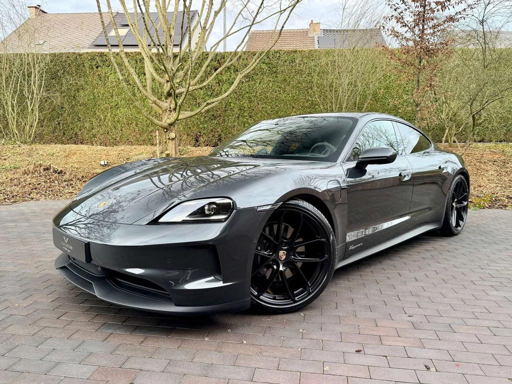 Porsche Taycan Facelift 105kWh/BOSE/Pano/Sport Chrono/Innodr, Cuir, Argent ou Gris, Achat, Entreprise