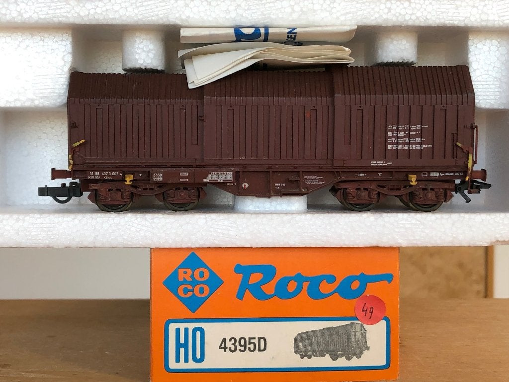 ROCO 4395D SNCB WAGON TÉLESCOPIQUE This HO, Envoi, Utilisé, Wagon, Roco