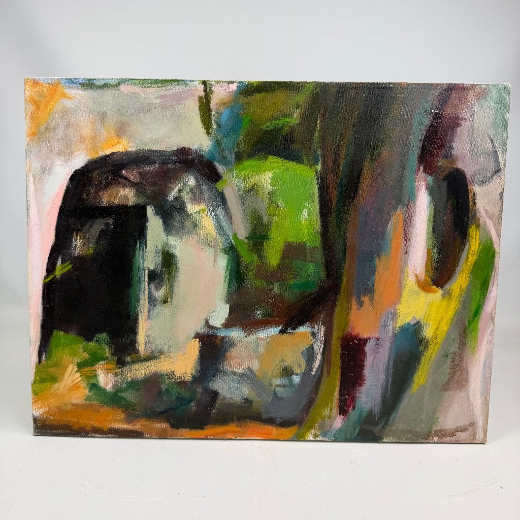 Acryl op doek “Rodi Garganico” van Ken Dawson, Acrylverf, Ophalen of Verzenden, Overige materialen, Gesigneerd