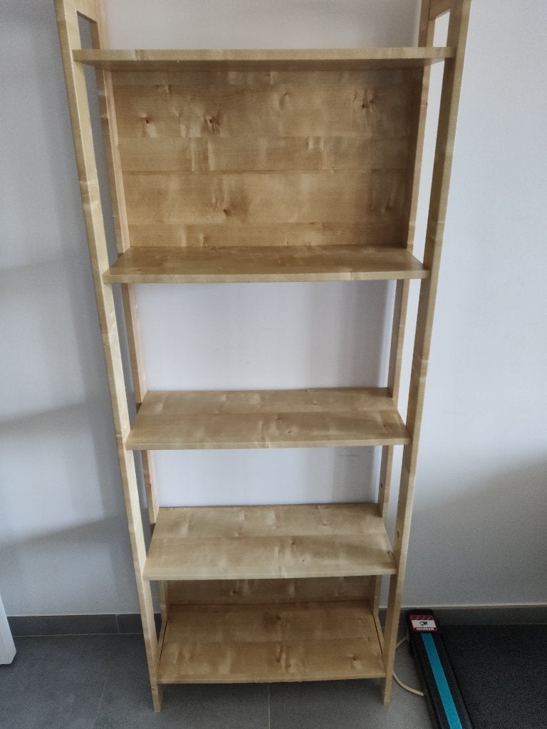 Bibliothèque / Étagère en bois clair – 5 niveaux, Maison & Meubles, Enlèvement, Utilisé, Étagère, Bois