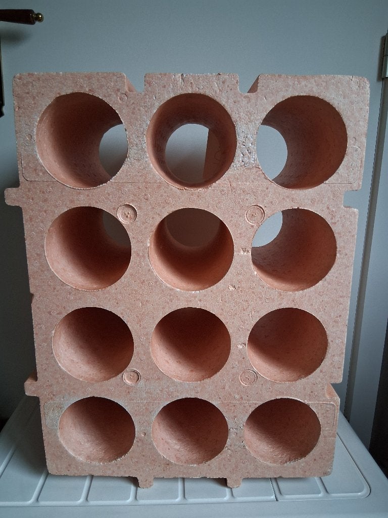 Range bouteilles, Maison & Meubles, Autres types, Comme neuf, Orange, Autres matériaux
