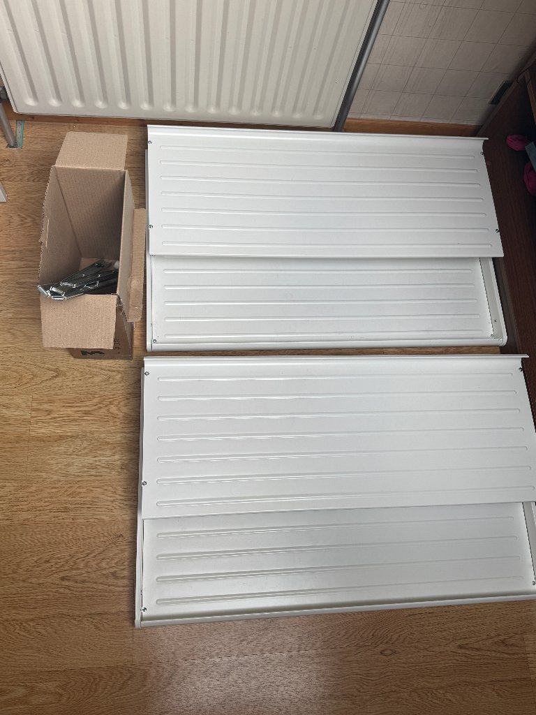 IKEA PAX Uittrekbaar schoenenrekken 2X , wit, 100x58 cm, Enlèvement, Comme neuf