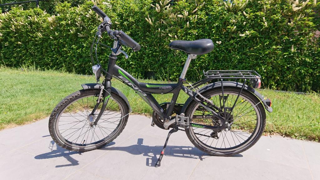 Kinderfiets BNB Powerkid 20" groen-zwart, Frein sur jante, Enlèvement, Utilisé, BNB Bike