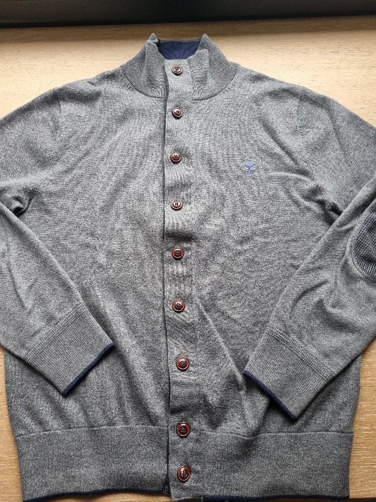 Herencardigan - River Woods - maat: M, Vêtements | Hommes, Pulls & Vestes, Gris, Enlèvement ou Envoi, Comme neuf, River Woods