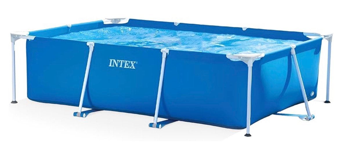 Zwembad Intex 220x150x60, Tuin en Terras, Zwembaden, Ophalen, Gebruikt, Minder dan 80 cm, Minder dan 200 cm