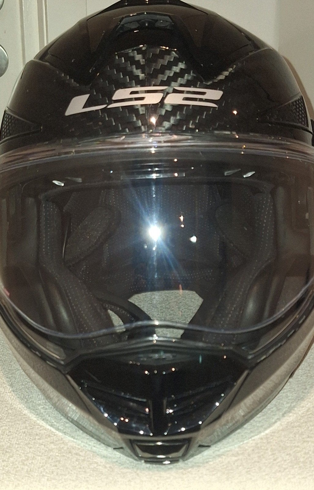 Casque moto LS2 FF901 Advant X Carbon – Taille L – Excellent, Motoren, Kleding | Motorhelmen, Dames, Overige typen, L, Tweedehands