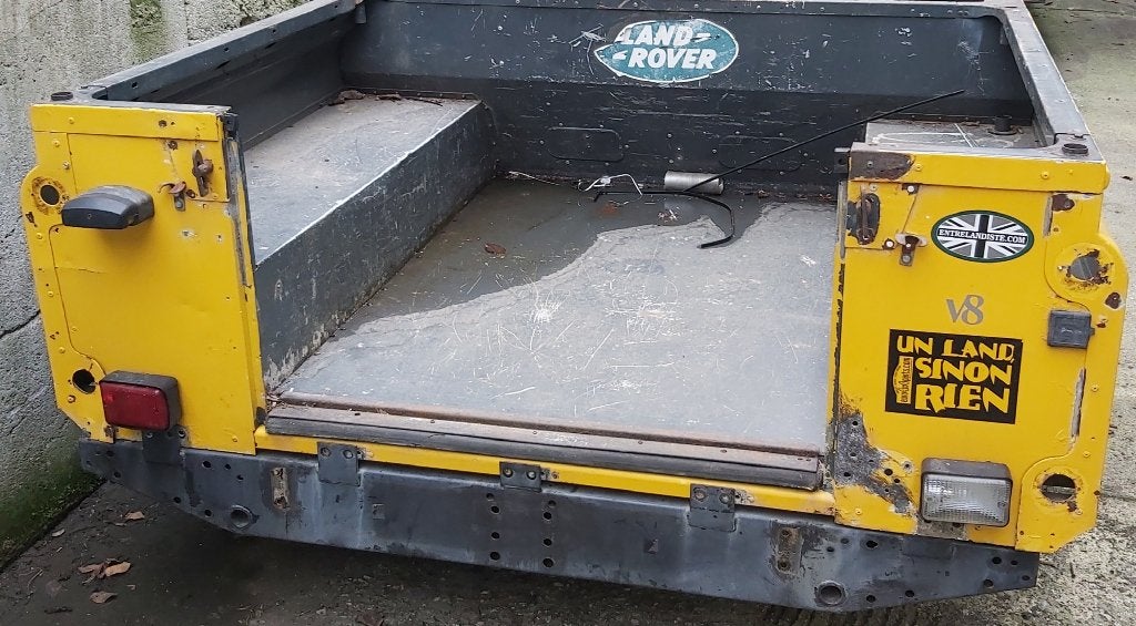 Benne pour defender 90, Enlèvement, Utilisé, Arrière, Land Rover