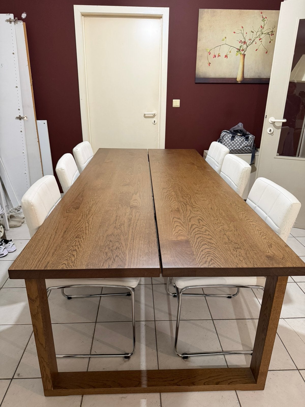 Table de salle à manger IKEA MÖRBYLÅNGA, Maison & Meubles, Comme neuf, Enlèvement, 50 à 100 cm, Chêne
