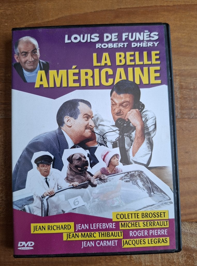 La belle Américaine - Robert Dhéry - Louis de Funès, Enlèvement ou Envoi, Utilisé, Comédie d'action