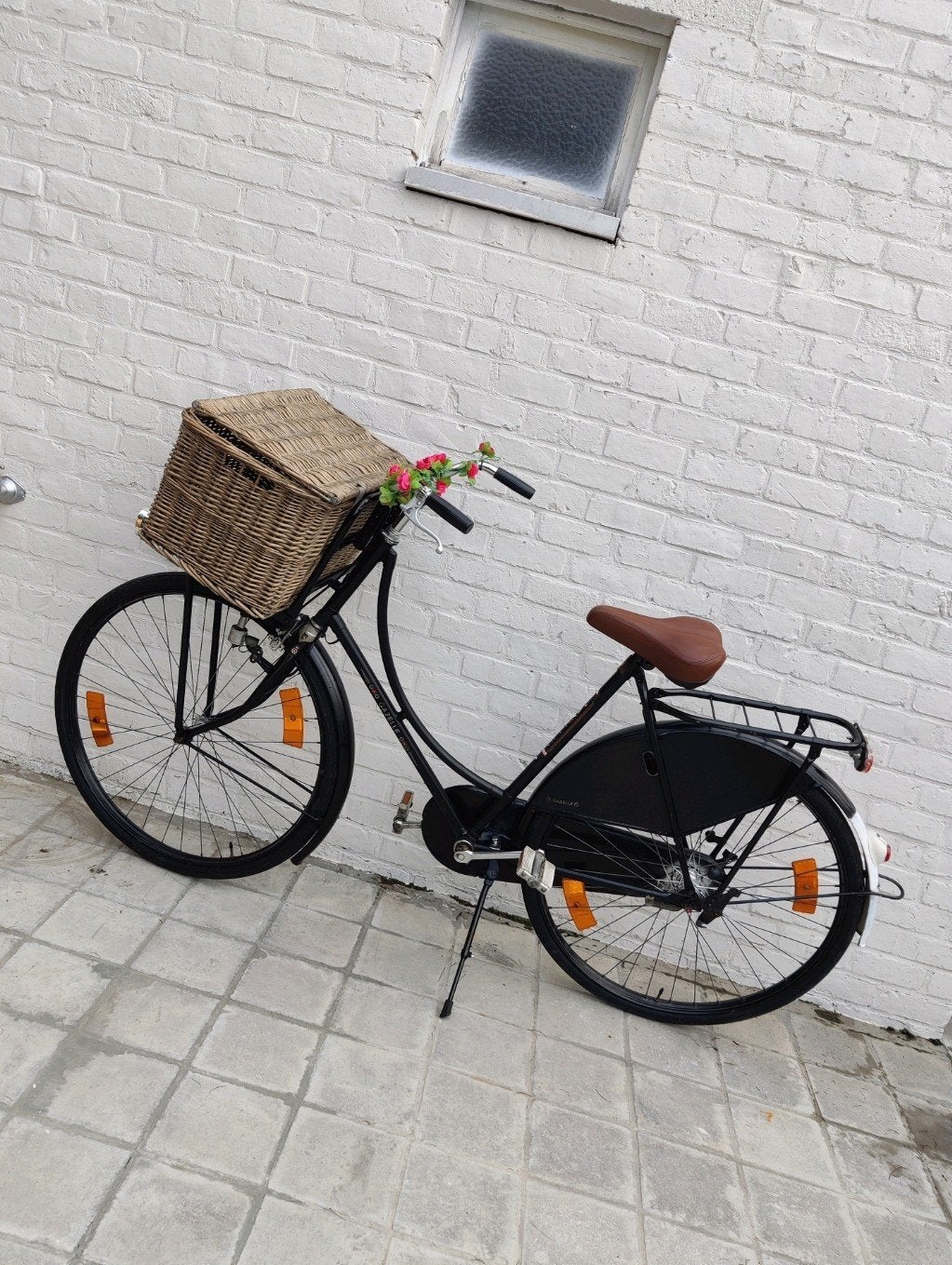 Retro gazelle fiets met traprem, Fietsen en Brommers, Ophalen